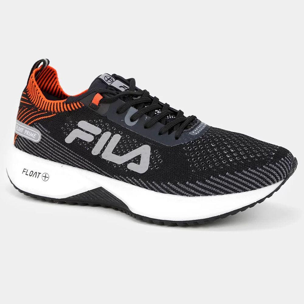 Tênis Fila Float Prime Masculino - Preto e Laranja