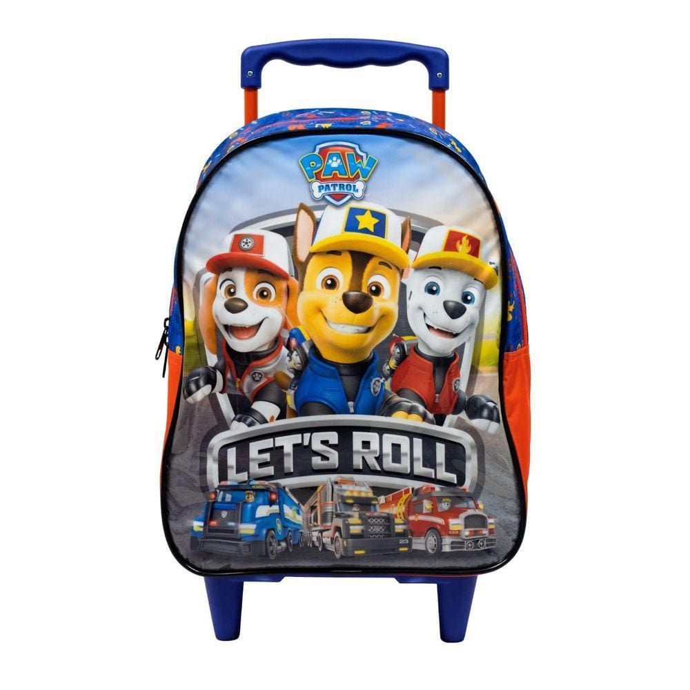 Mochila Com Rodinhas 14 Paw Patrol X2 Xeryus 10781