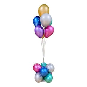 Kit2 Suporte Balão Base Bexiga 1,30m Armação Decoração Festa