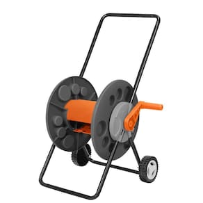 Enrolador Mangueira Tramontina c/ Rodas - Cinza - 51x86cm