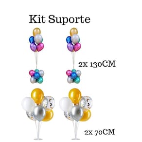 Kit Completo Suporte Balão Base Bexiga Armação Decoração