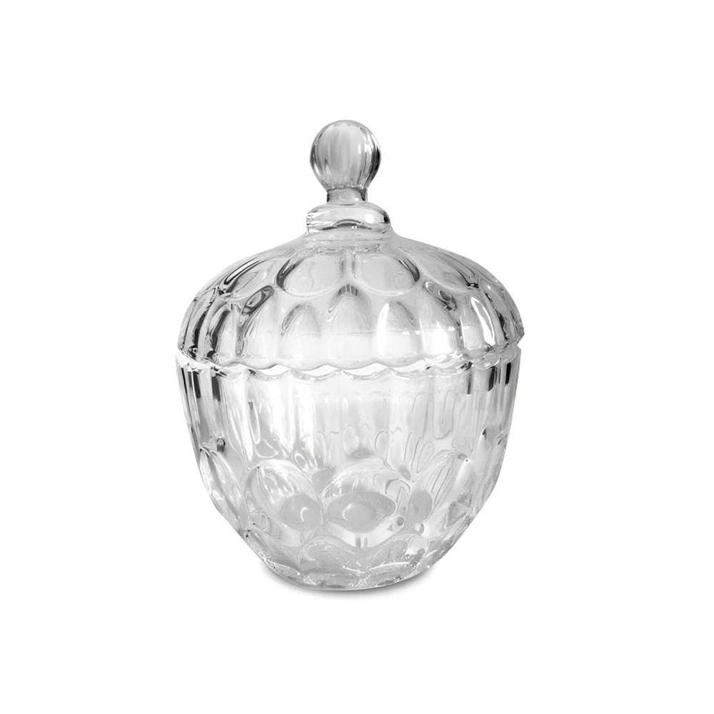 Bomboniere/Potiche Vidro C/Tampa 10x13cm N240071-6 - Quanhe