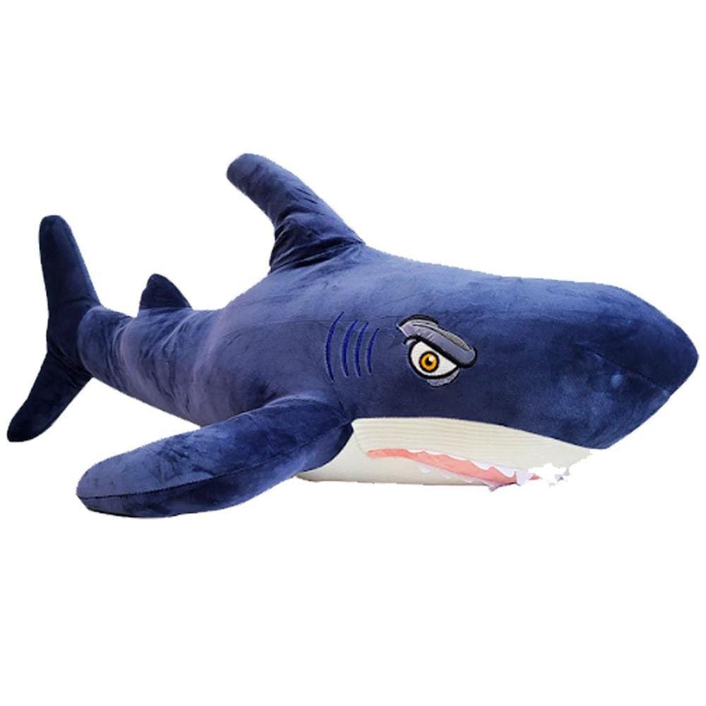 Pelúcia Infantil Tubarão Squish Pals 90cm Colecionável Toyng