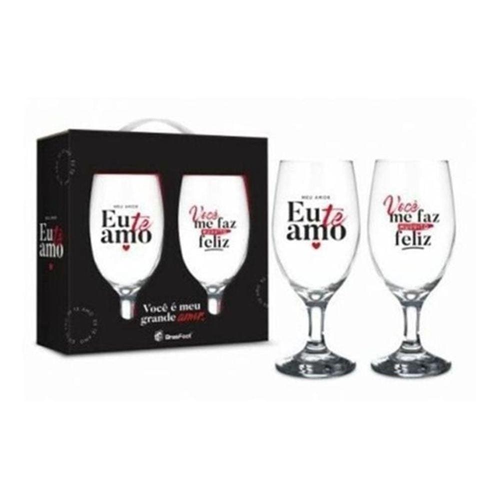 Taça Windsor de Vidro Transparente 330ml - Conj. 2 Taças