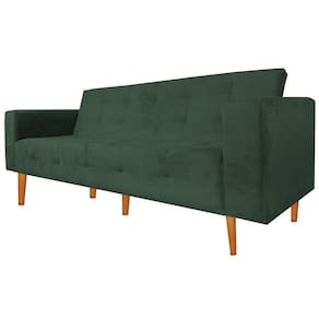 Sofa Namoradeira Monica 3 Lugares Verde