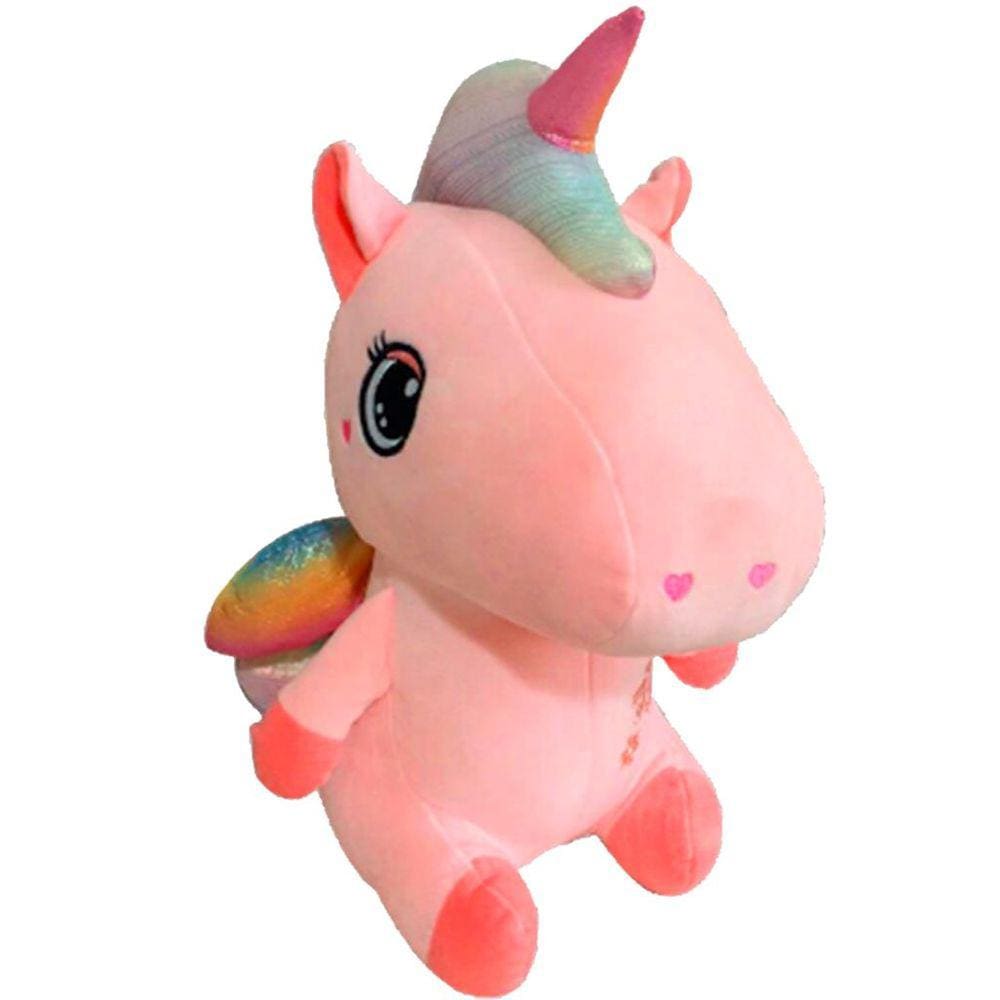 Pelúcia Unicórnio Squish Pals 50cm Colecionável Toyng