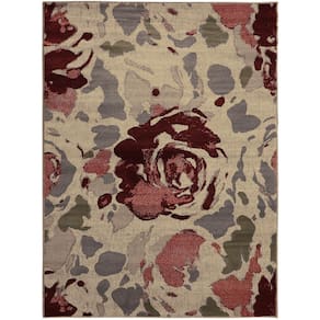 Tapete Para Sala Lyre Floral 1,50x2,00 São Carlos