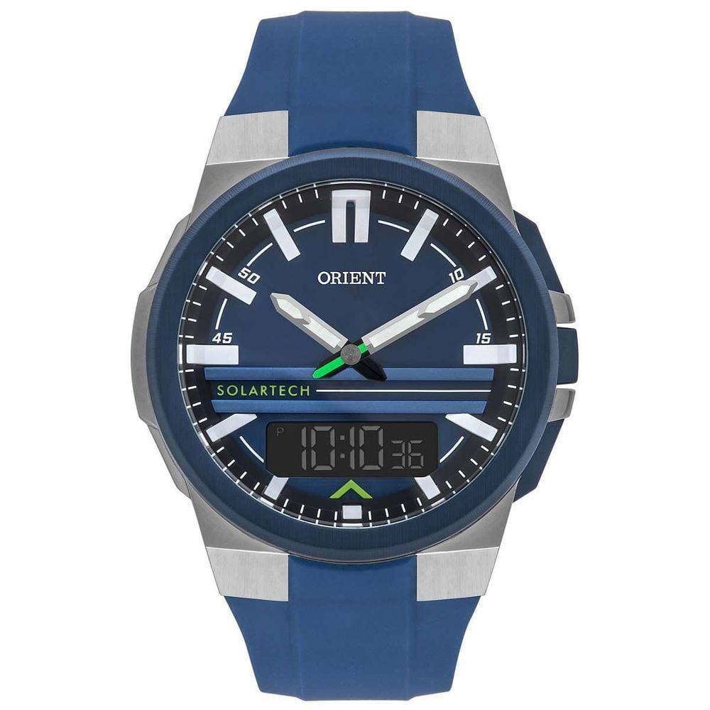 Relógio Masculino Orient Mtspa005 D1Dx Anadigi Solar