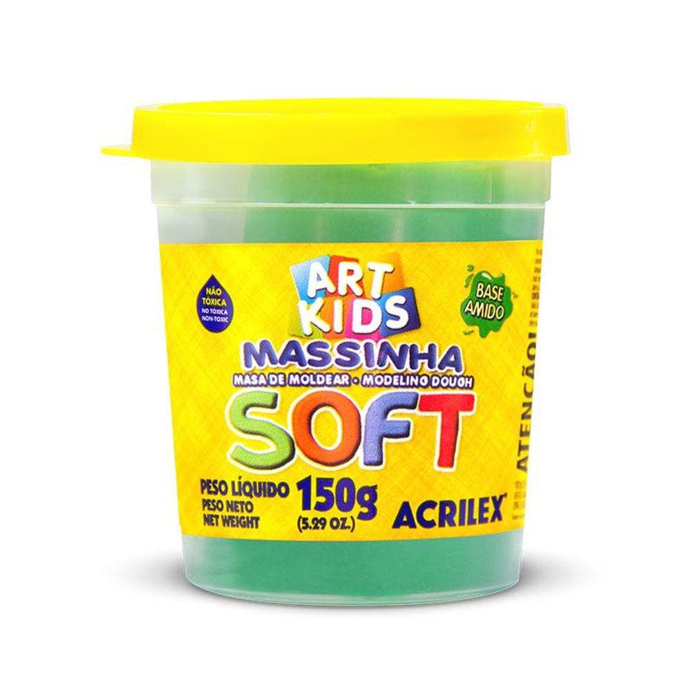 Massa de modelar Soft 150g Verde 101 Acrilex