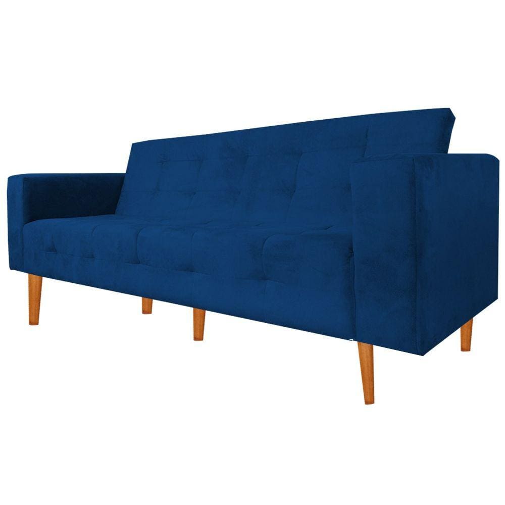 Sofa Namoradeira Monica 3 Lugares Marinho