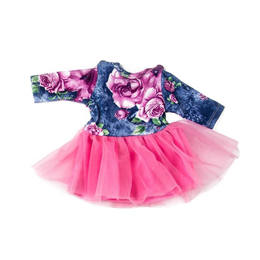 Vestido de fio bonito para brinquedo de menina de acessório de boneca americana de 18 polegadas