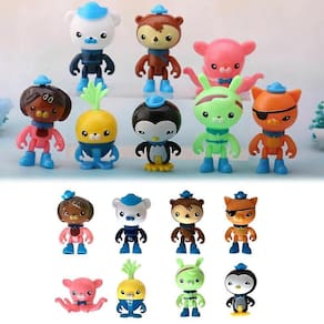 8 Pcs Set As Figuras Octonautas Octo Crew Pack Action Figure