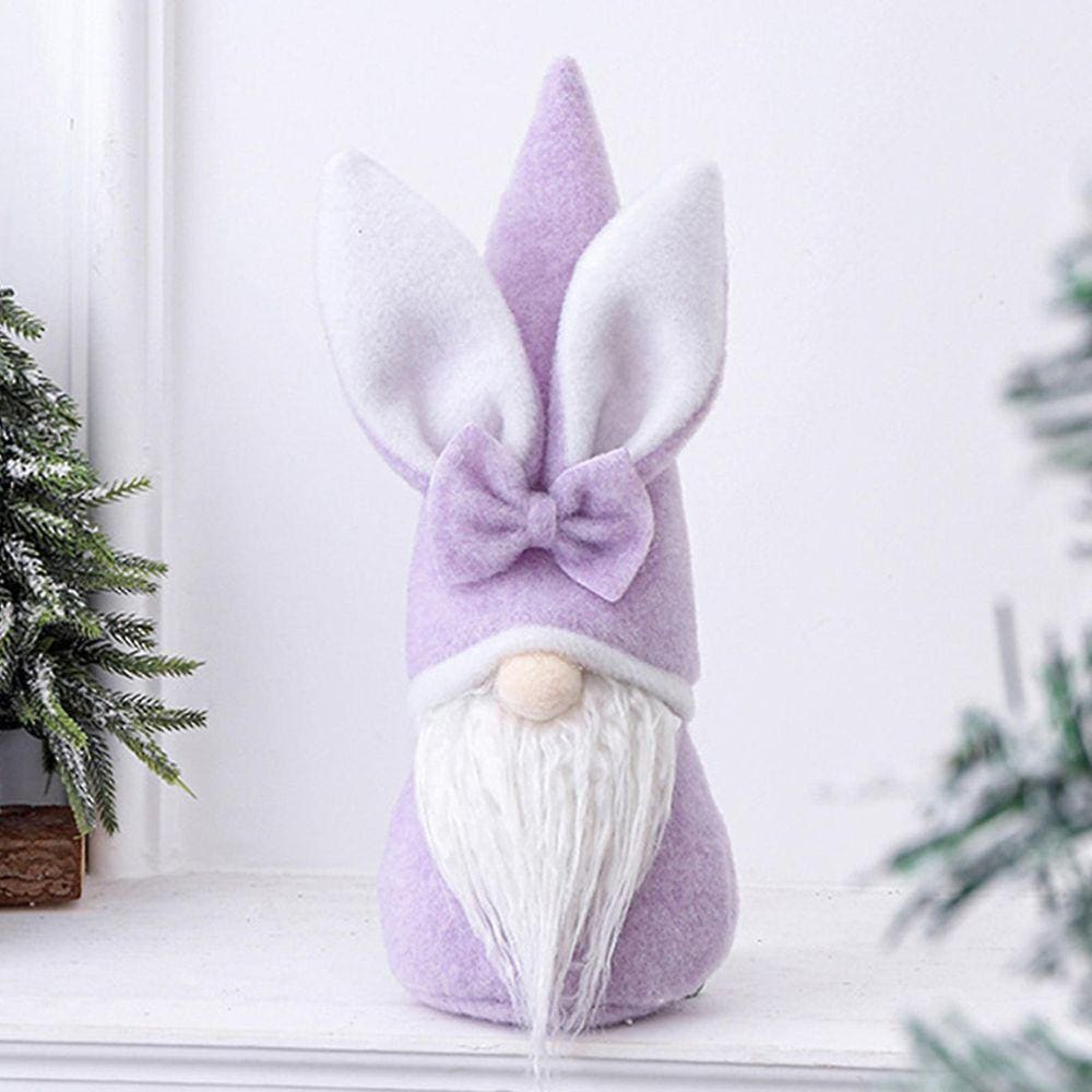 Decoração de Páscoa Lã Coelho Bonito Boneca Sem Rosto Decoração para Casa Boneca Ornamento