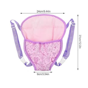 2019 Novo 18in Baby Doll Carrier Backpack Toy Shoulder Bag Do