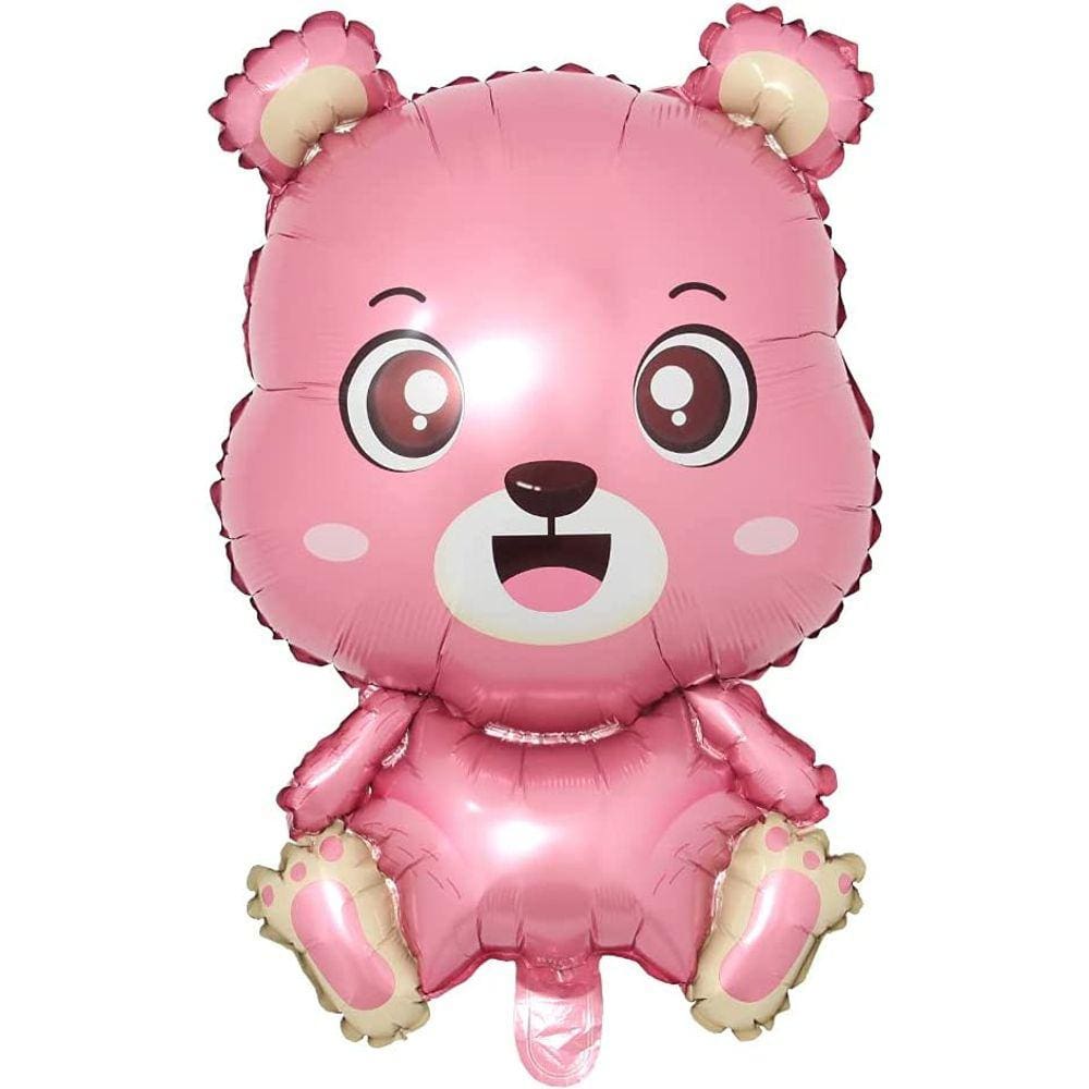 Urso fofo Animal Alumínio Alumínio Bebê Chuveiro menino balão menina