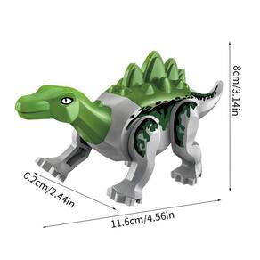 Conjunto de brinquedos de dinossauro para crianças com fura