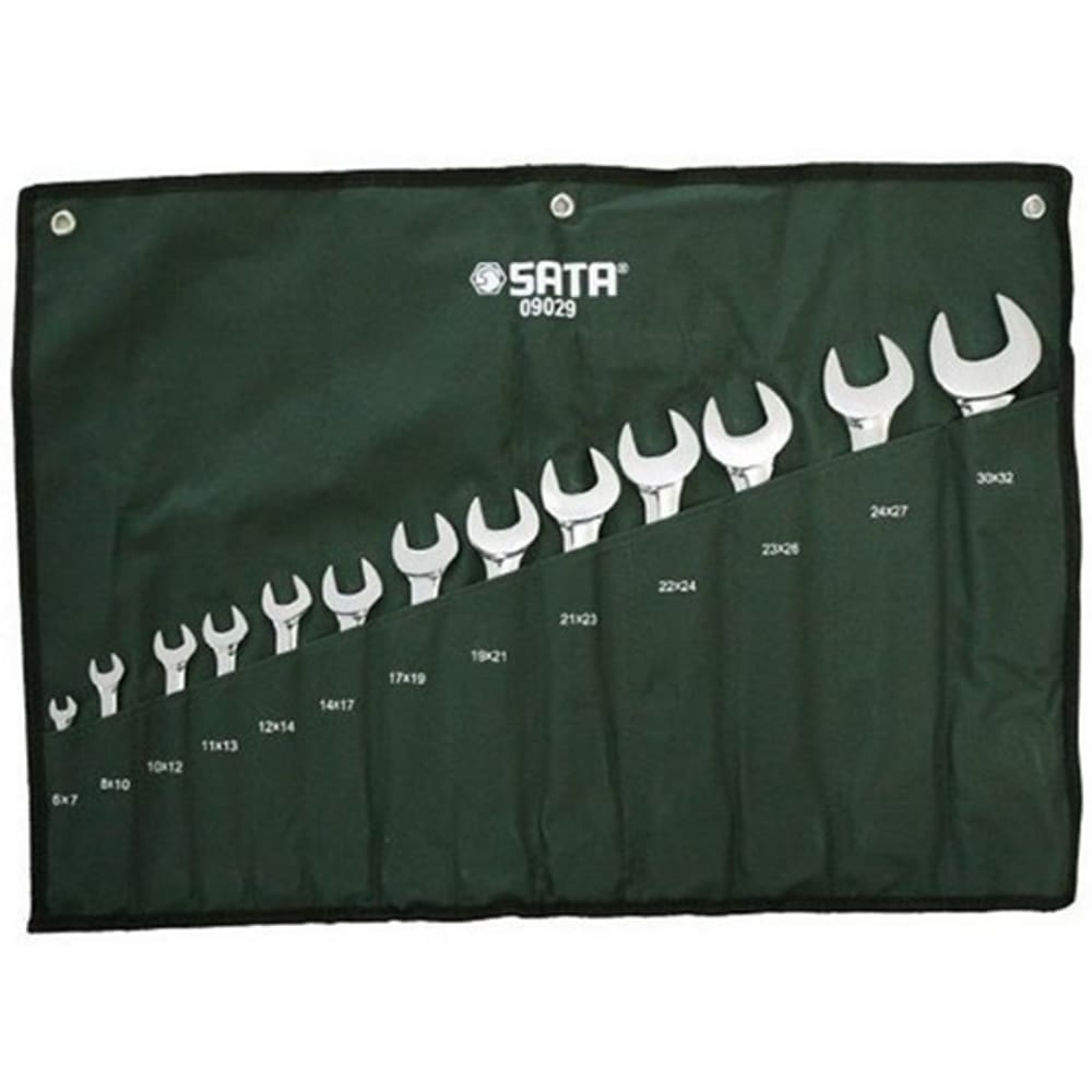 Chave Fixa Jg 6,0 A 32,0Mm 13 Pç - St09029sj - Sata