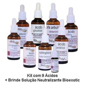 Kit De 9 Clareadores Ácidos E Não Ácidos Bioexotic