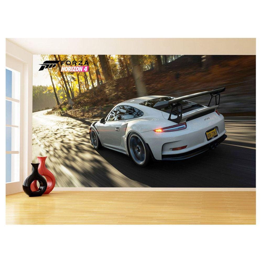 Papel De Parede Carro Porsche 911 Gt3Rs Pista 3,5M Car325