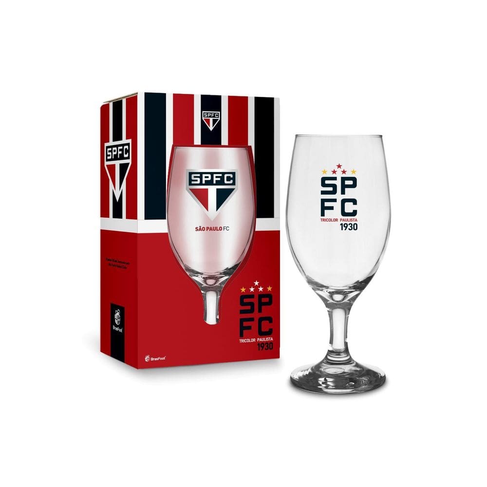 Taça Windsor Clubes - São Paulo 330ml em Vidro de Qualidade