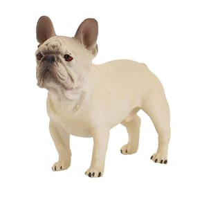 Mini Bull Dog Animal Toys Figurines Decoração para casa Pré-escolar Educacional