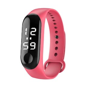 Moda Digital Led Sports Watch Unisex Silicone Band Pulso