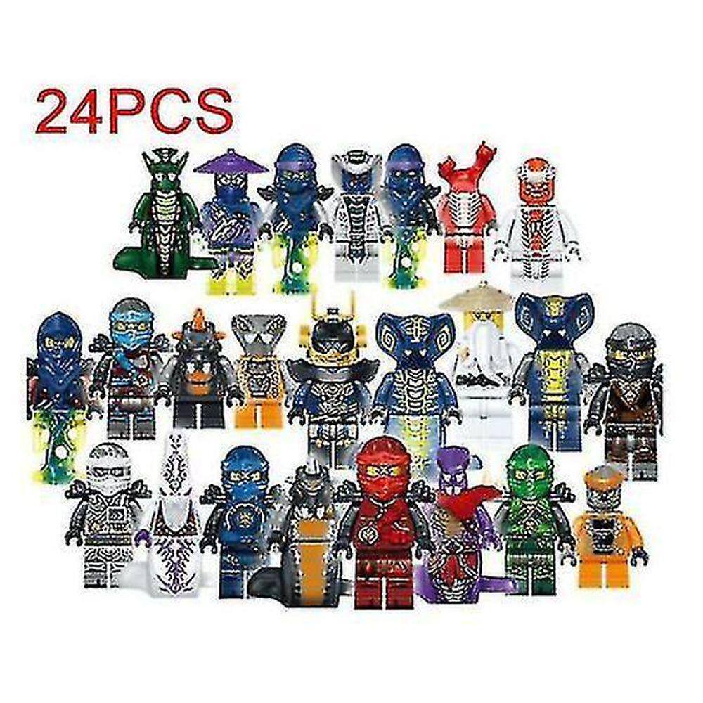 24 Pcs Ninjago Mini Figuras Set de
