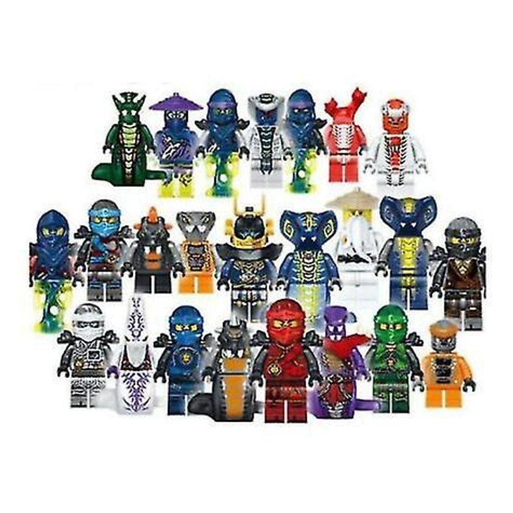 Conjunto de 24pcs Ninjago Mini Figures