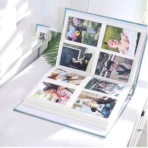 4D Grande 6 Polegada Intert Family Photo Album 200 Páginas de Álbum Baby Scrapbook DIY Insert Flush Mount Album Scrapbook Álbuns de fotos| Álbuns de F