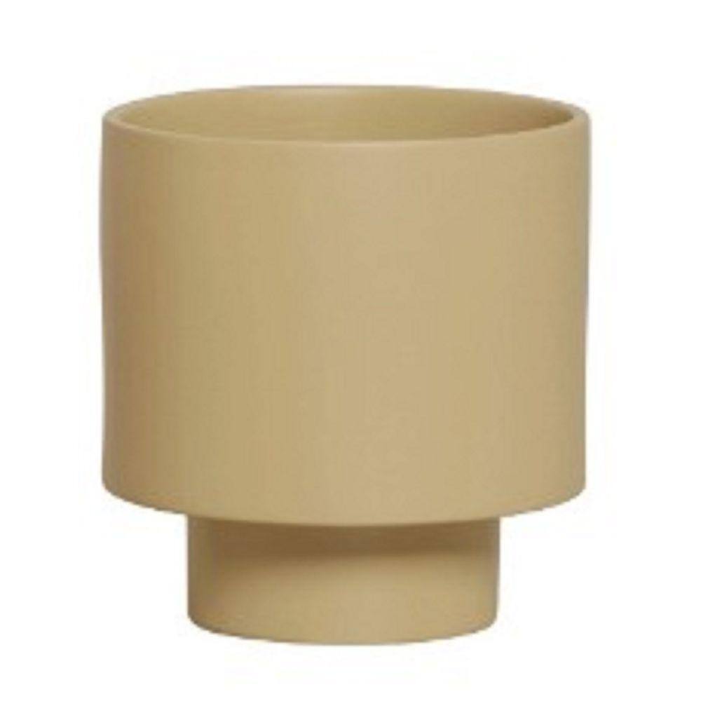 Vaso para flores e plantas - Acabamento Bege Fosco