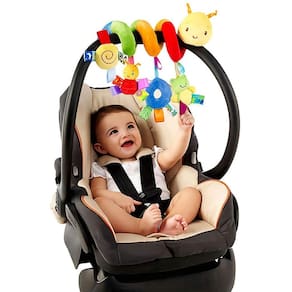 Bebê berço pendurando brinquedos, brinquedo de assento de carro pendurado chocalhos espiral carrinho de bebê berço berço de brinquedo espiral pram pen