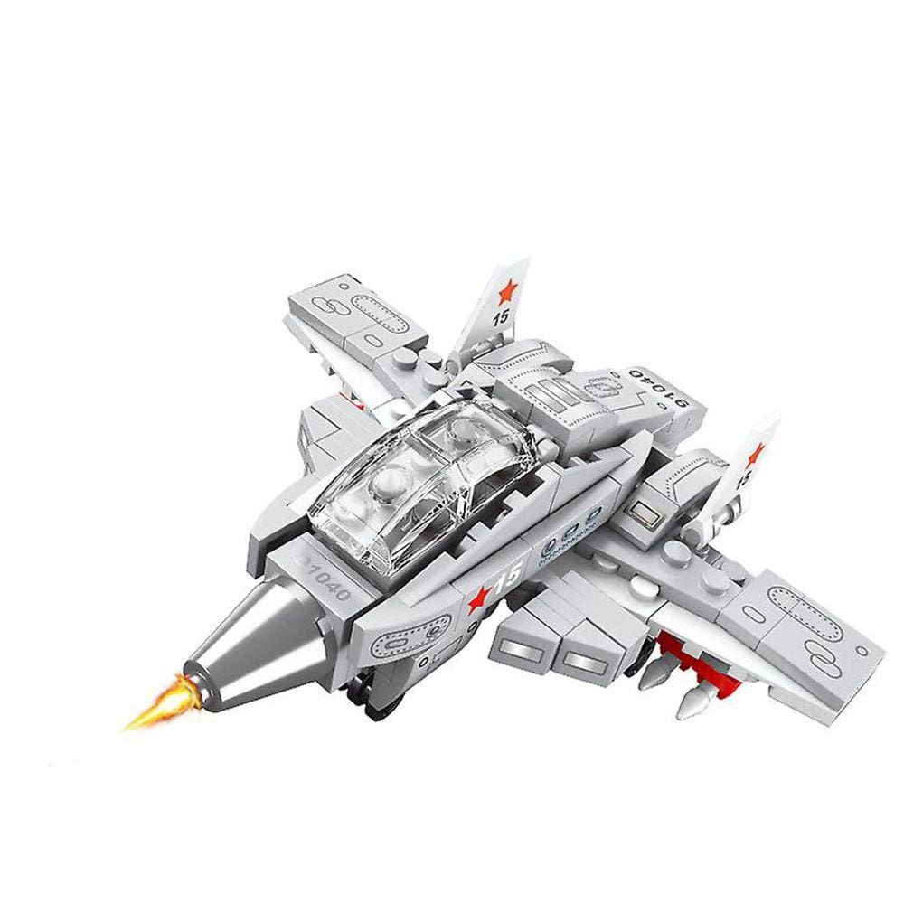 J-15 Warplane Puzzle Blocos com Lego Particles B