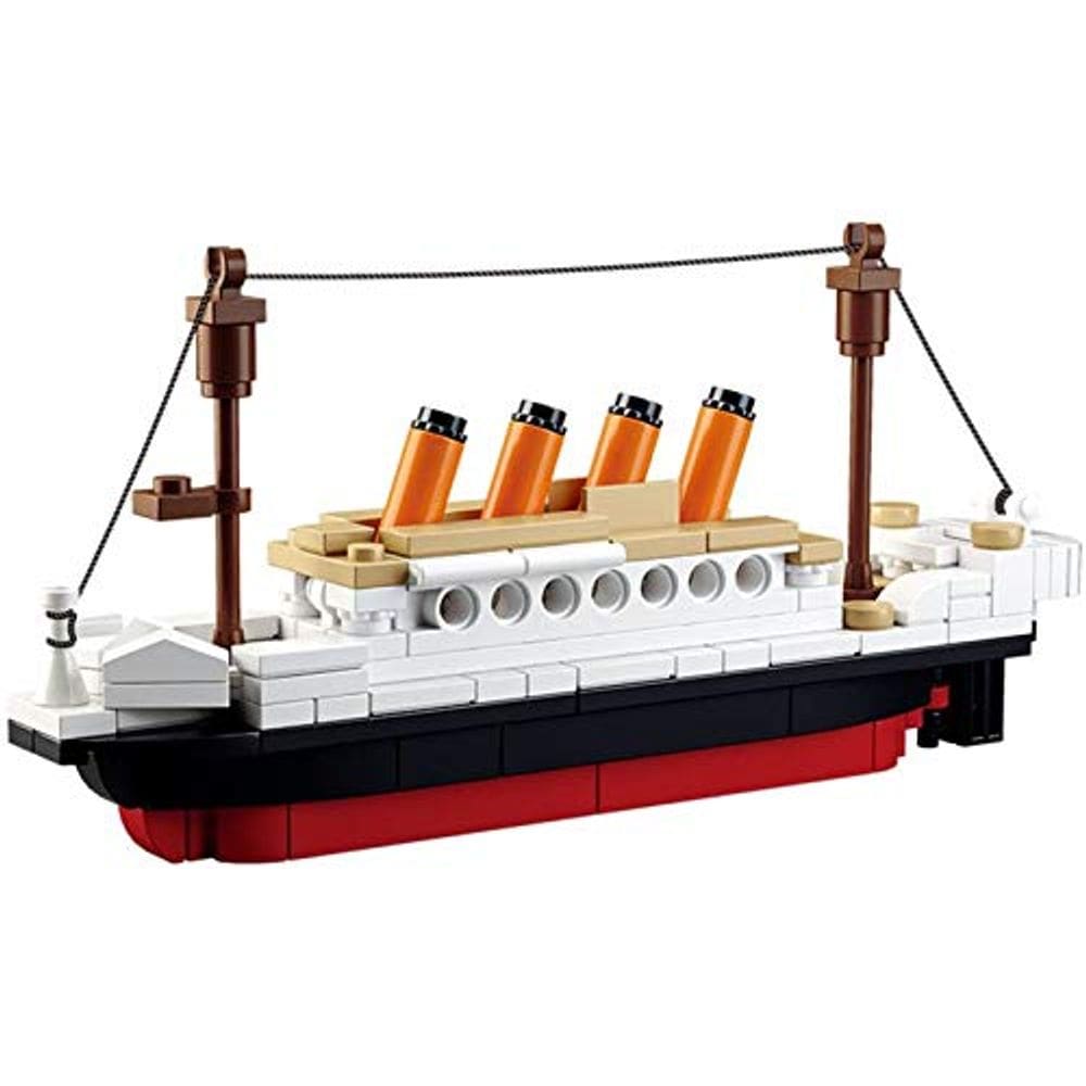 Blocos de construção SuSenGo para Titanic ShipBoat 3D Modelo Educ