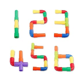 Blocos de construção coloridos do tubo de água para crianças Diy As