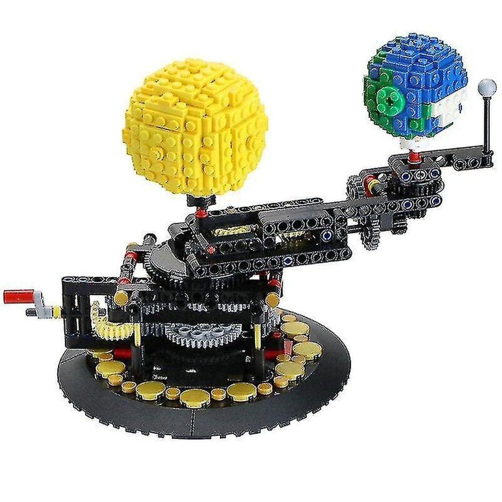 Construção Brinquedos Estronomia Ciência Blocos de Construção Tijolos