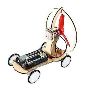 Wabjtam Estudantes Crianças Diy Carro Elétrico Modelo Físico E