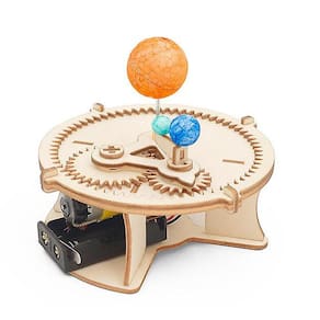 Crianças DIY Sol-Lua-Terra Modelo de Experimento Científico Kits de Brinquedos