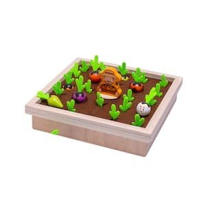 Jogo de mesa interativo para pais e filhos de xadrez com memória de cenoura de madeira