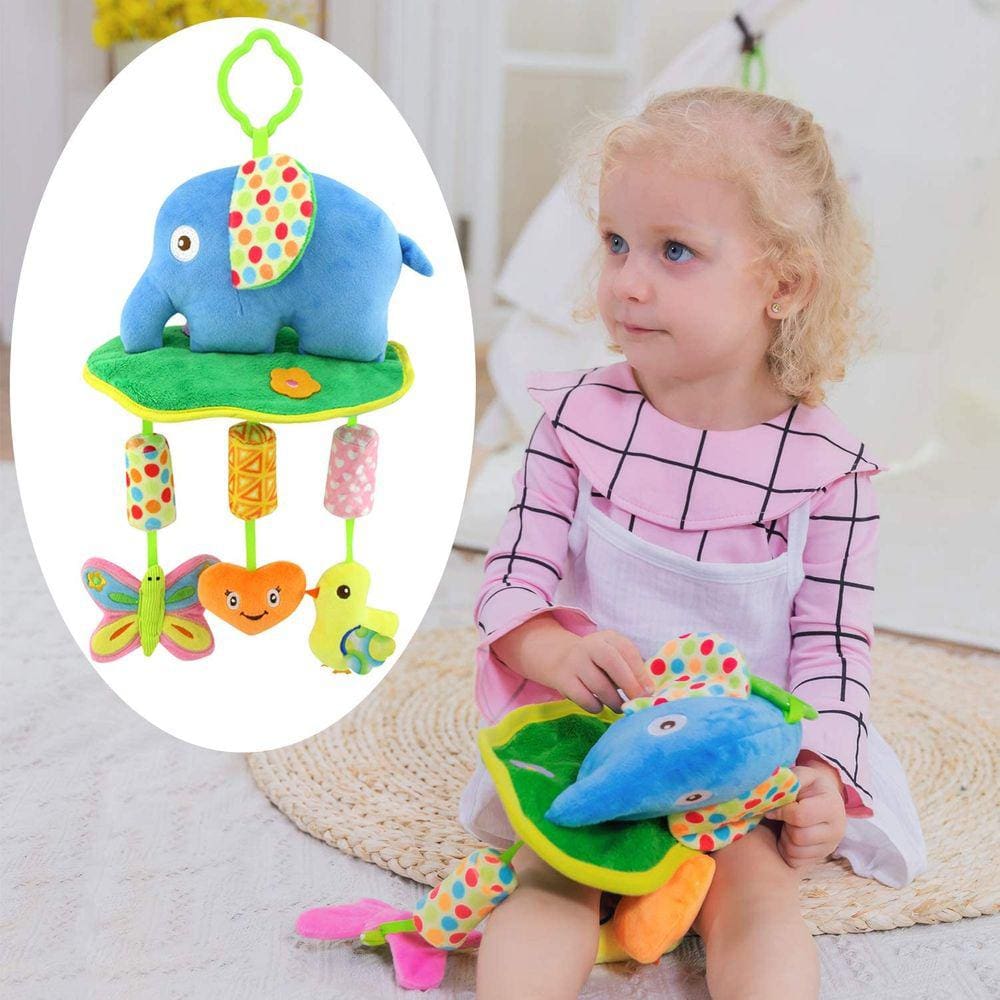 Brinquedos de cadeirinha, brinquedos para bebês 3-6 meses, brinquedos de bebê pendurados, str