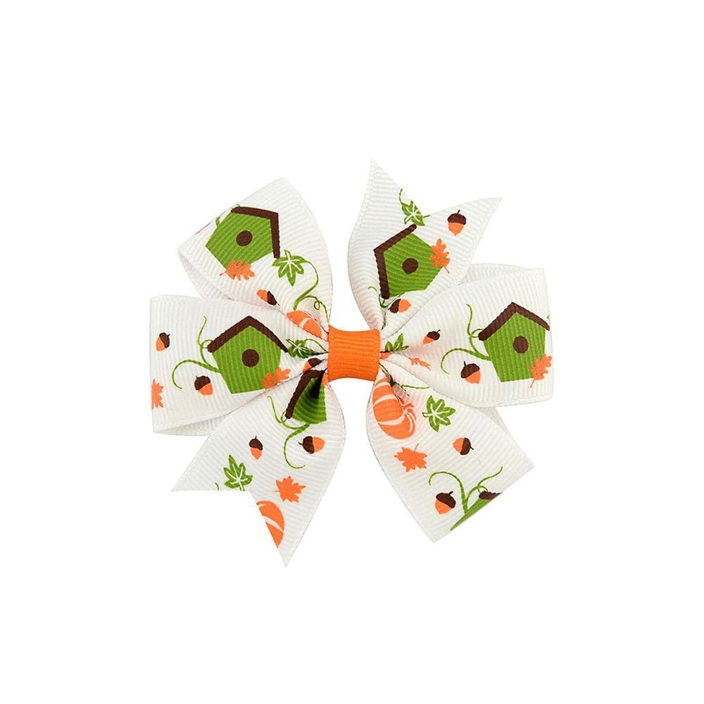 Halloween infantil hairpin crianças abóbora impressão meninas bonito arco acessórios de cabelo