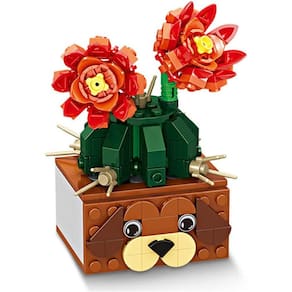 Brinquedos de construção para crianças Rose Building Bricks Blocos de construção Kits de construção de aprendizagem e educação Presentes para meninos