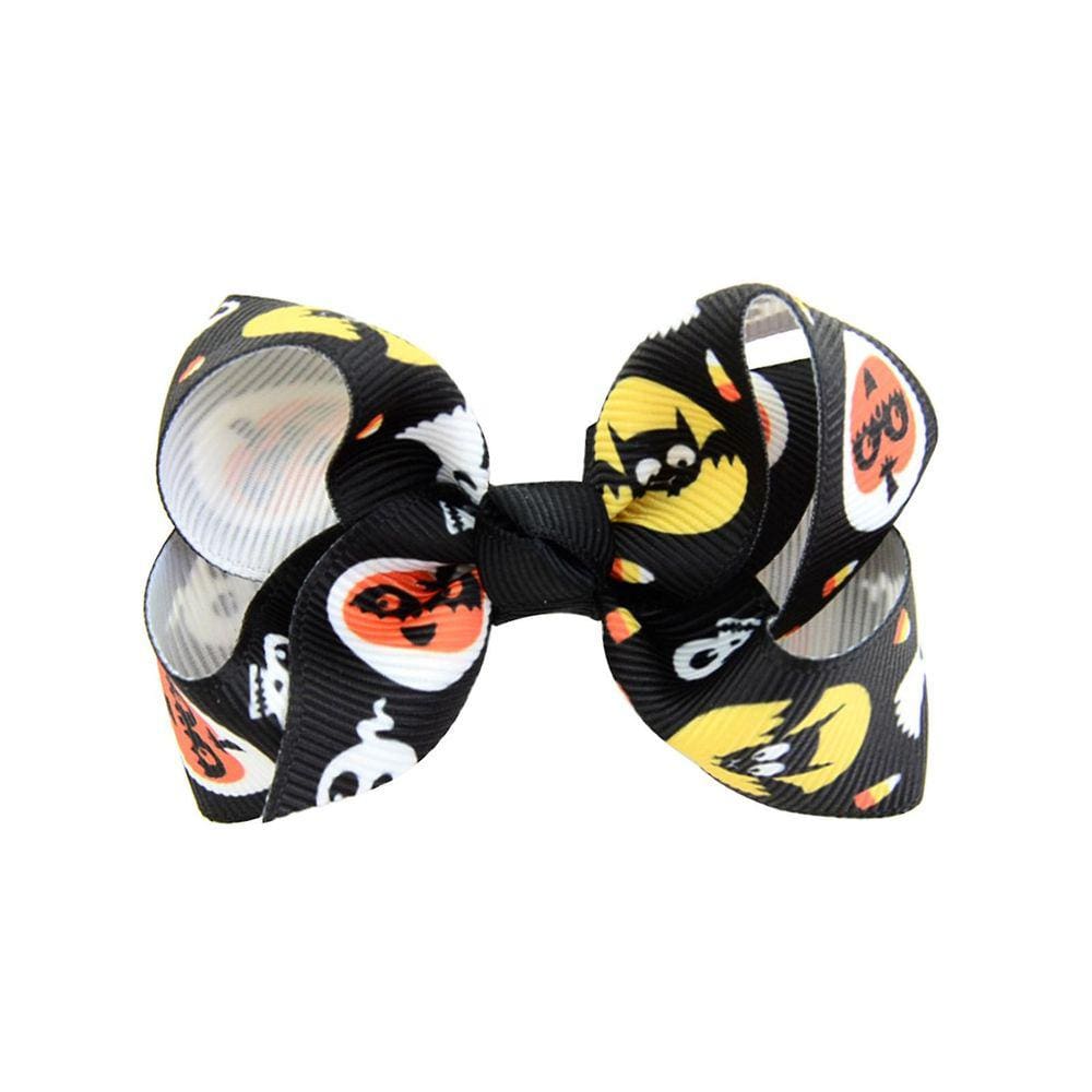 Halloween infantil hairpin crianças abóbora impressão meninas bonito arco acessórios de cabelo