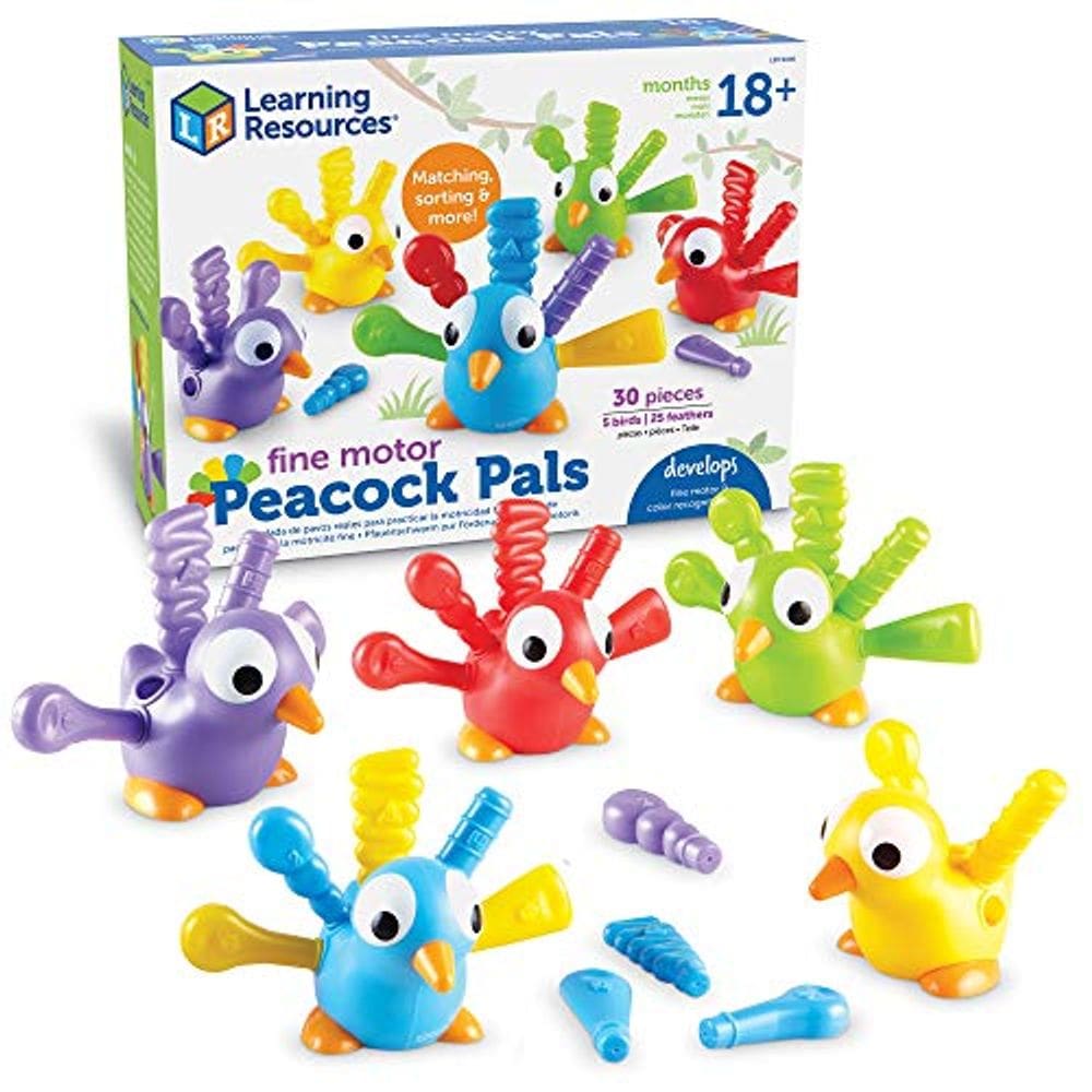 Recursos de aprendizagem Fine Motor Peacock Pals