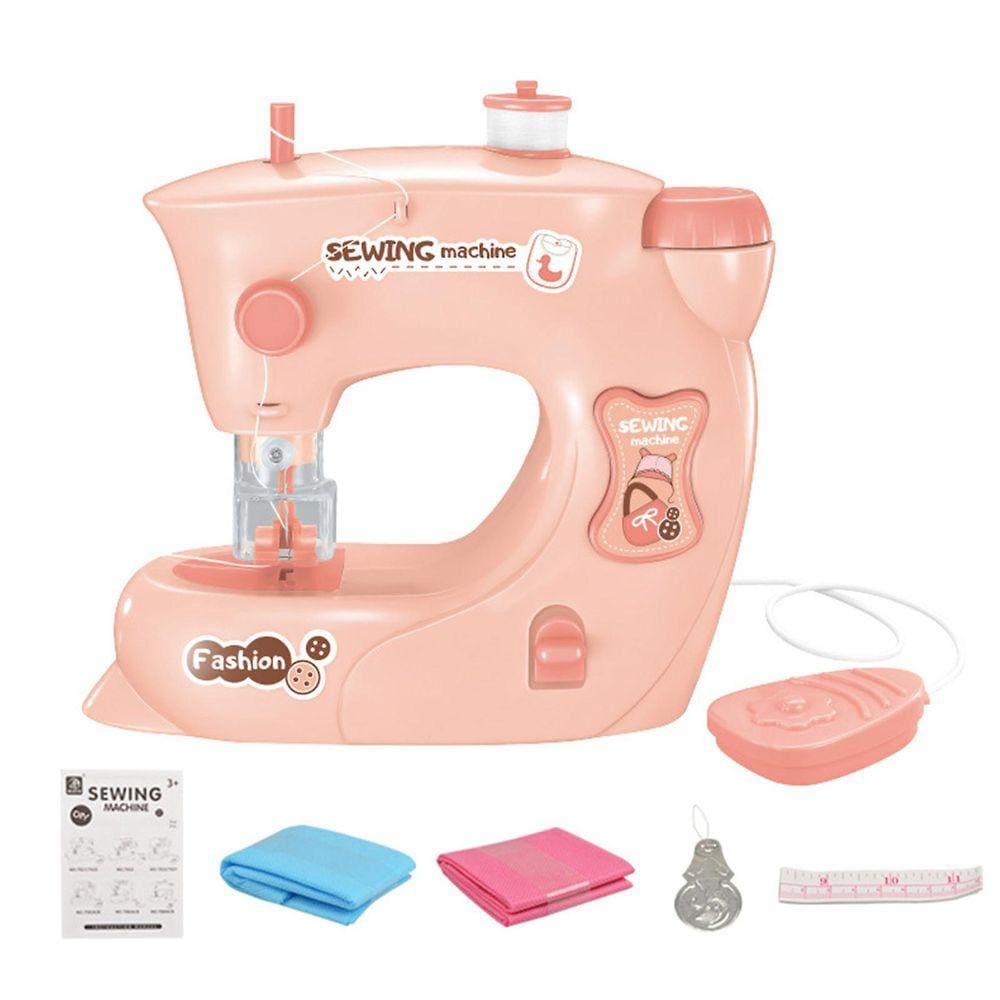Máquina de costura de luz elétrica Pequenos aparelhos brinquedos costurar atividades de inteligência brinquedo para meninas crianças