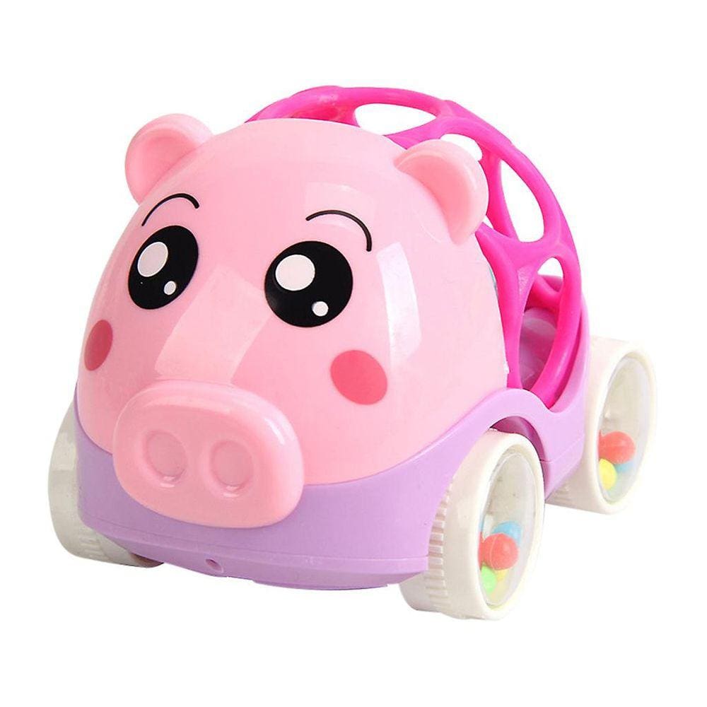 Brinquedos engraçados do bebê por 3 a 24 meses Rattle And Roll Car Baby Hand Grabed Toy Car