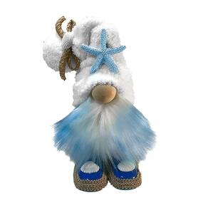 Four Seasons Universal Sem Rosto Idosos Ornamentos de Mesa Boneca Azul Boneca Goblin