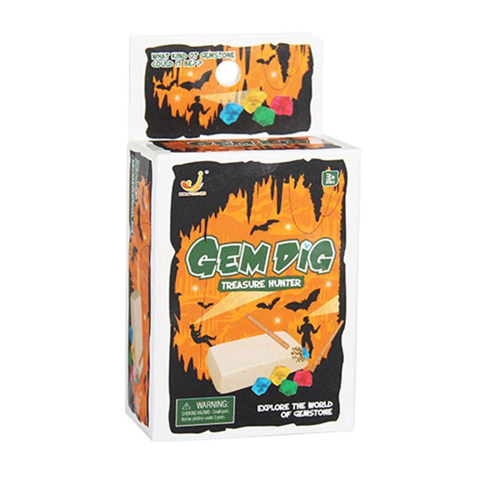 Kit de pedras preciosas reais Great Science Kit Gemology Excavation Toys