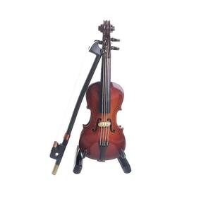 1:12/1:6 Toy House Modelo de Cena em Miniatura Instrumento Musical Violino Fingir Brinquedo