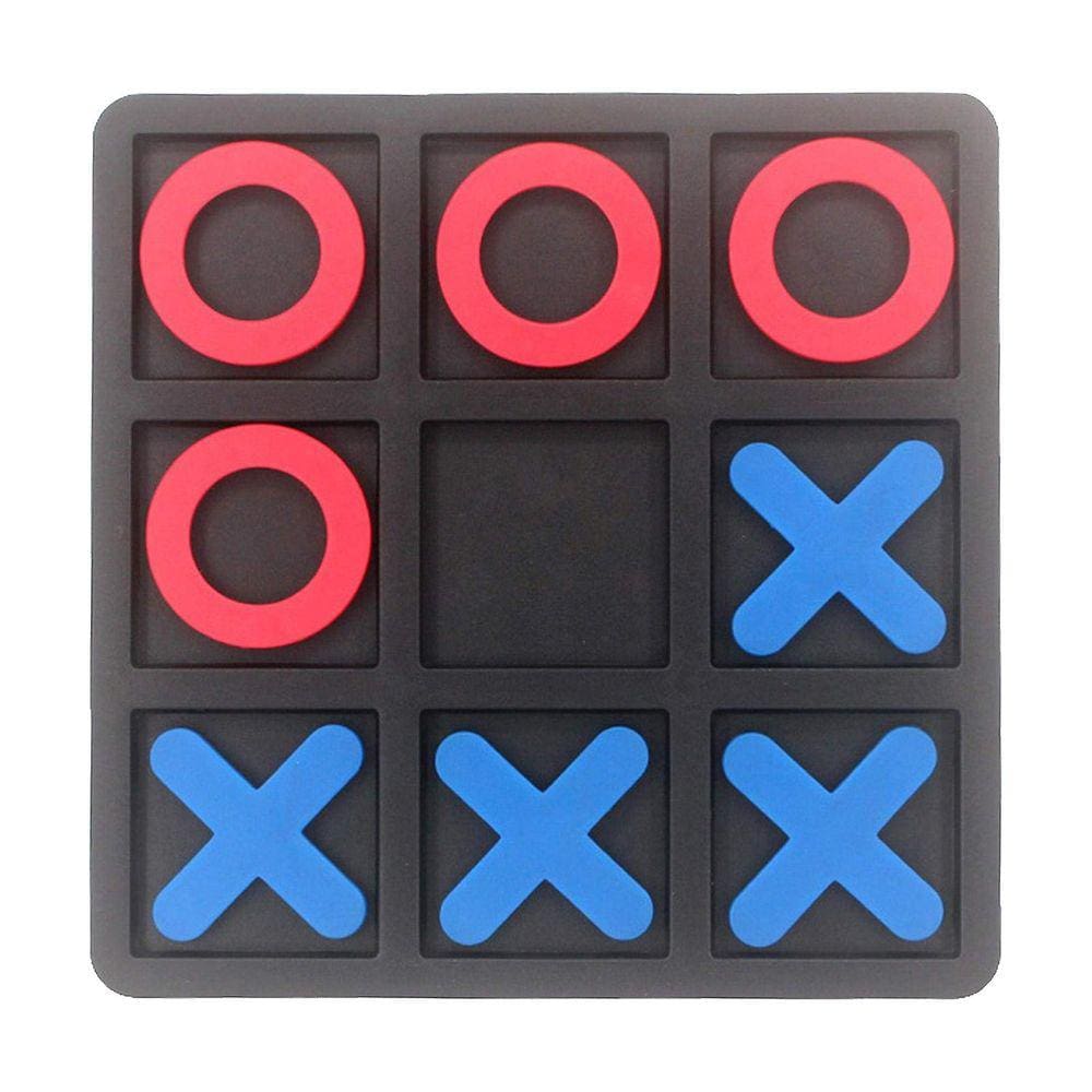 Noughts And Crosses Crianças Crianças Jogos de Tabuleiro Indoor Jogando Tic-tac-toe Noughts