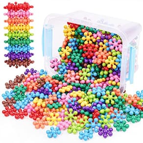 NiToy Snowflake Interlocking Building Block Educacional para